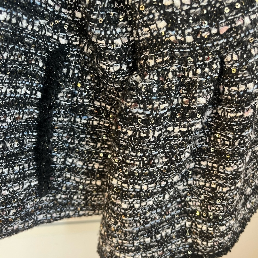 J. Crew Lady Day Jacket Metallic Sequin Tweed - Picture 5 of 12